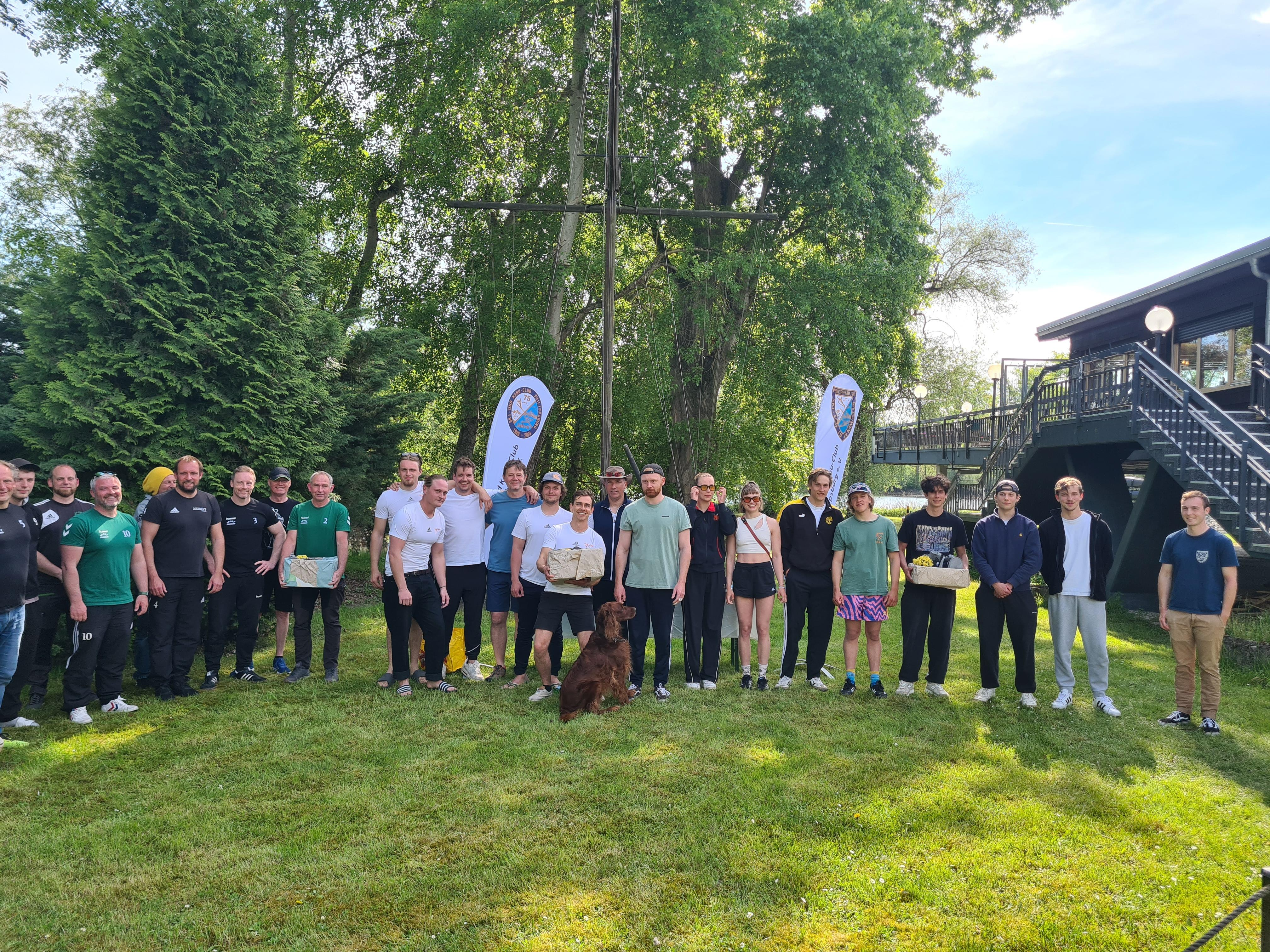 Siegerehrung der Spielklasse Herren