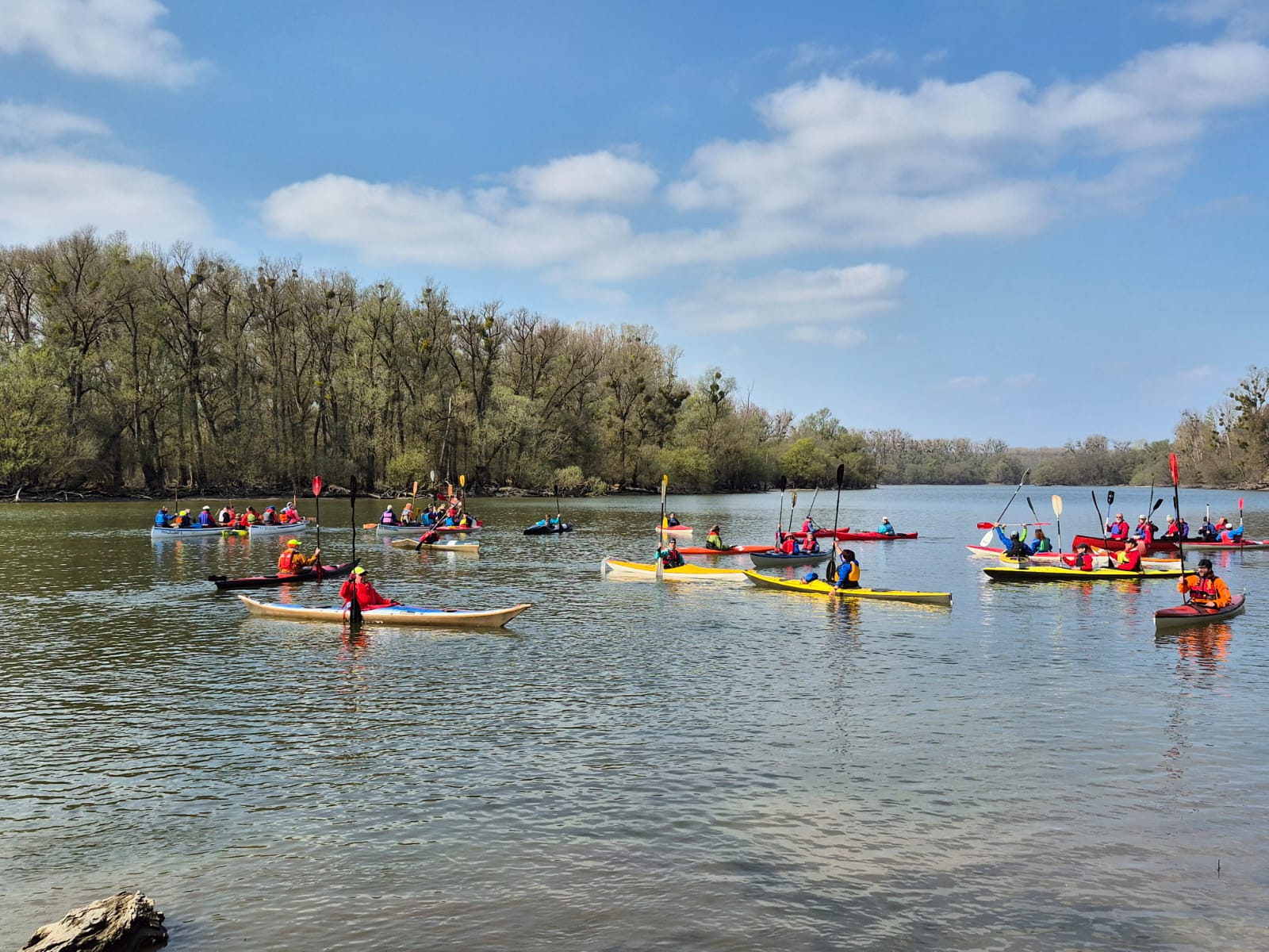 Start mit dreifach kräftigem „Ahoi“